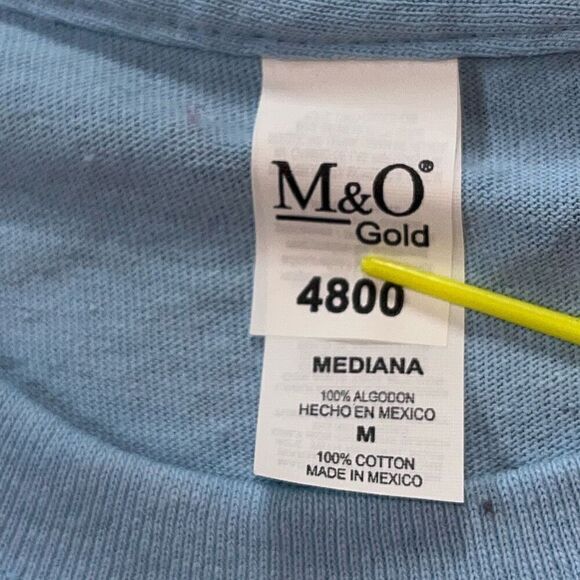 M&O Gold Mens Medium T-Shirt University of Missouri Under the Sea Cotton Grunge - Picture 3 of 8